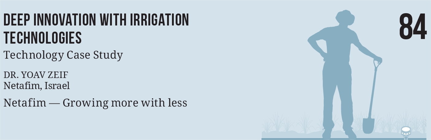 Deep Innovation with Irrigation Technologies